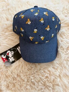 Disney Denim Donald Duck Cap - Blue Denim Chambray